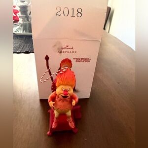 Hallmark Keepsake Ornament 2018 He’s Mr. Heat Miser year without a Santa Claus